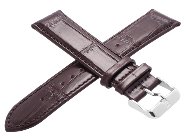 Detal klamry paska Tommy Hilfiger 679301828 srebrny połysk.